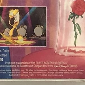 original #1325 beauty and the beast VHS